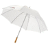 30" Karl-golfsateenvarjo puukahvalla, valkoinen lisäkuva 1